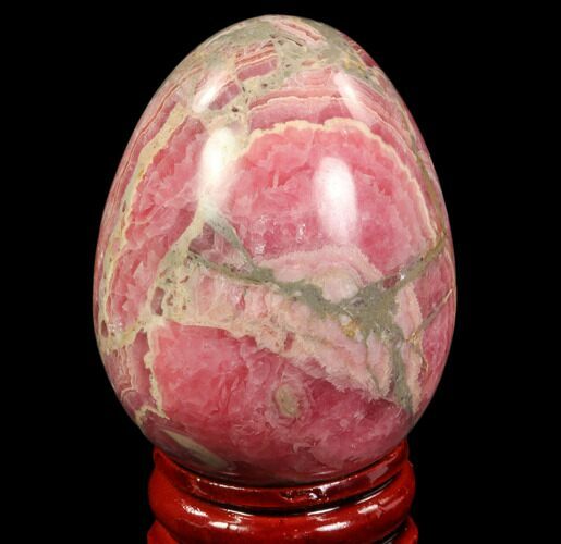 Polished Rhodochrosite Egg - Argentina #79265